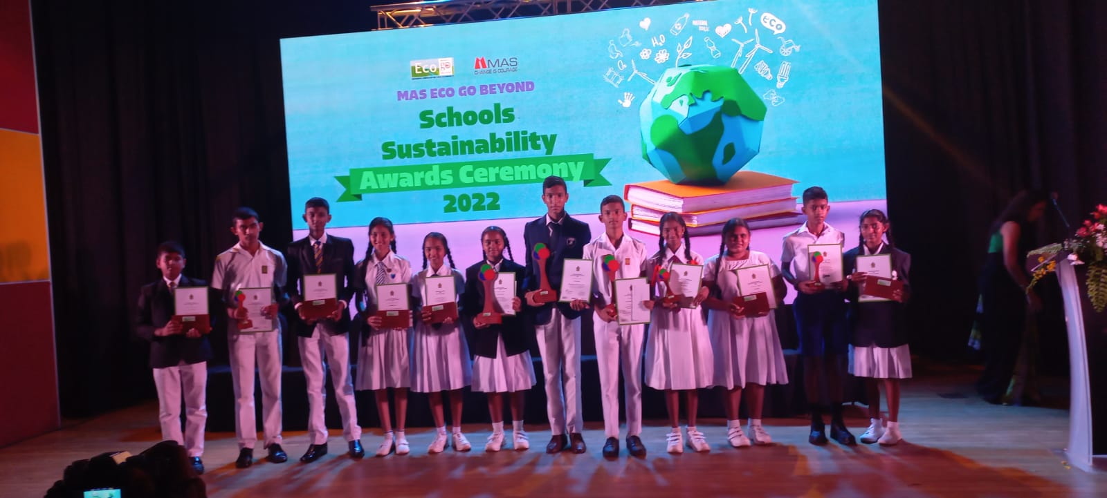 MAS ECO BEYOND තරඟයේ 3 වන ස්ථානය